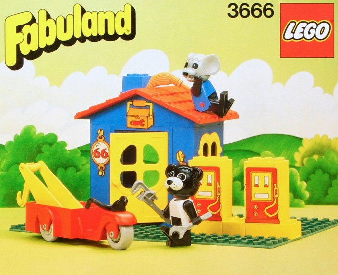 LEGO 3666 Billy Bear and Mortimer Mouse's  Service Station