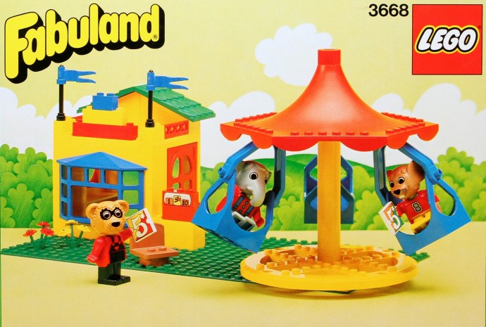LEGO 3668 Merry-Go-Round with Ticket Booth