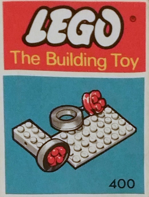 LEGO 400-3 Small Wheels with Axles (The Building Toy)