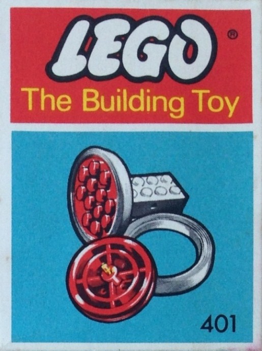 LEGO 401-2 Large Wheels with Axles (The Building Toy)