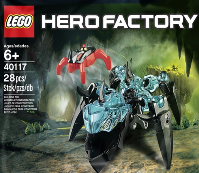 Lego Hero Factory 5 Verbindungsteile dunkelgrau 
