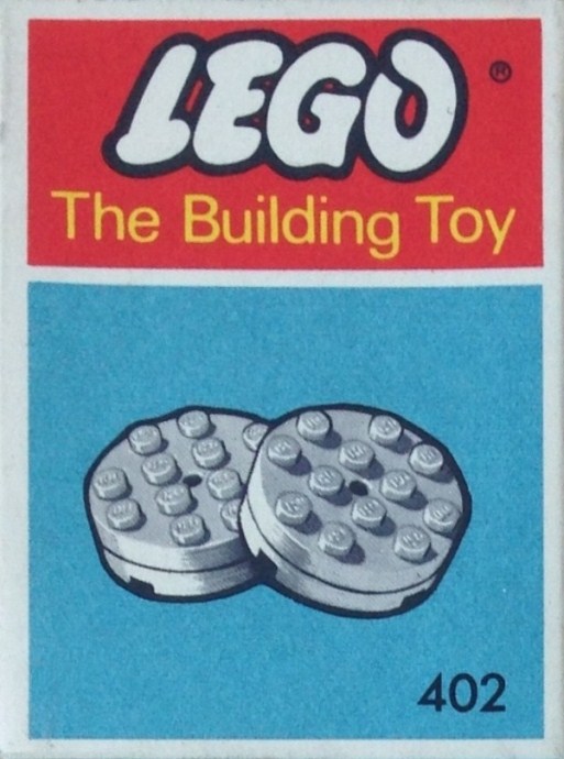 LEGO 402-3 White Turntables (The Building Toy)