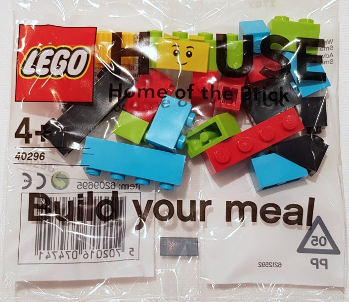 LEGO 40296 LEGO House Build Your Meal Brick Bag