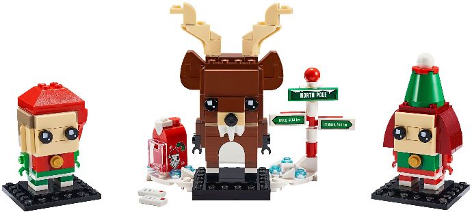 LEGO 40353 Reindeer, Elf and Elfie | Brickset