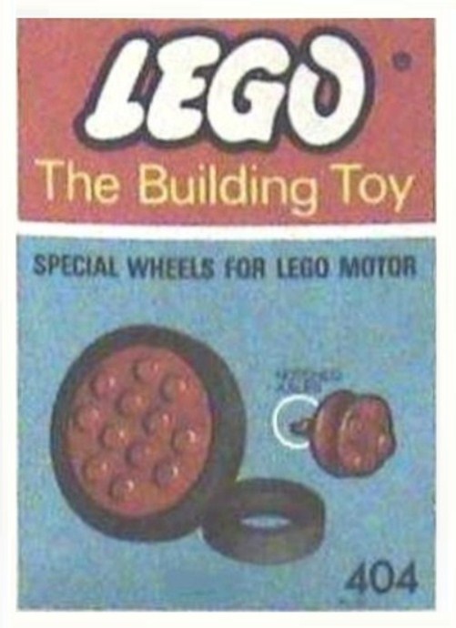 LEGO 404-3 Wheels for Motor (The Building Toy)