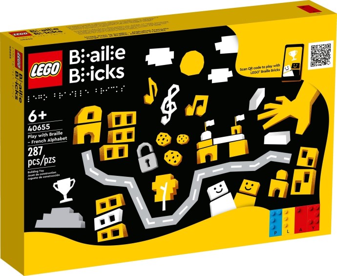 LEGO 40655 Play with Braille – French Alphabet