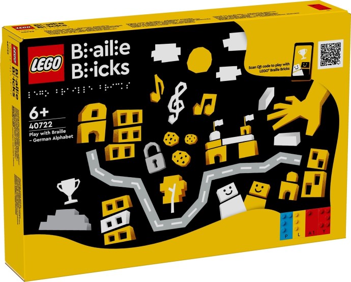 LEGO 40722 Play with Braille - German Alphabet