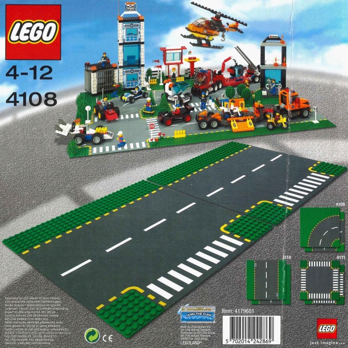 LEGO 4108 Road Plates, Junction