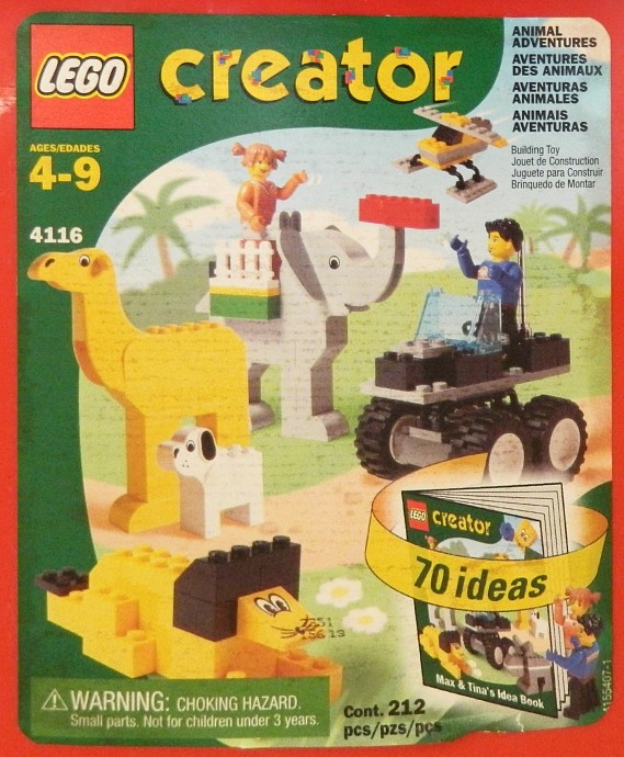 LEGO 4116 Animal Adventures Bucket