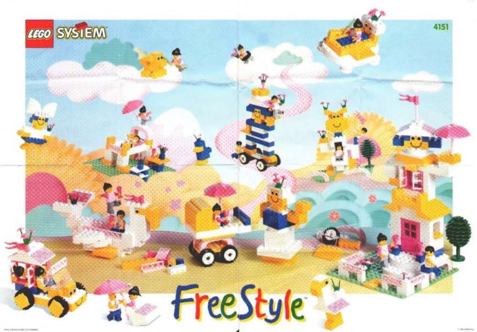 LEGO 4151 Girl's Freestyle Set, 5+