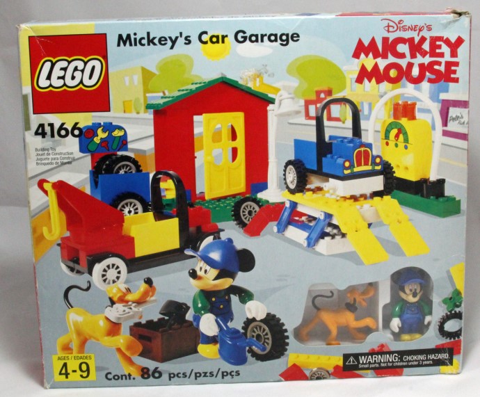 mickey mouse car garage