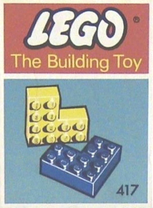 LEGO 417-3 Cornerbricks (The Building Toy)
