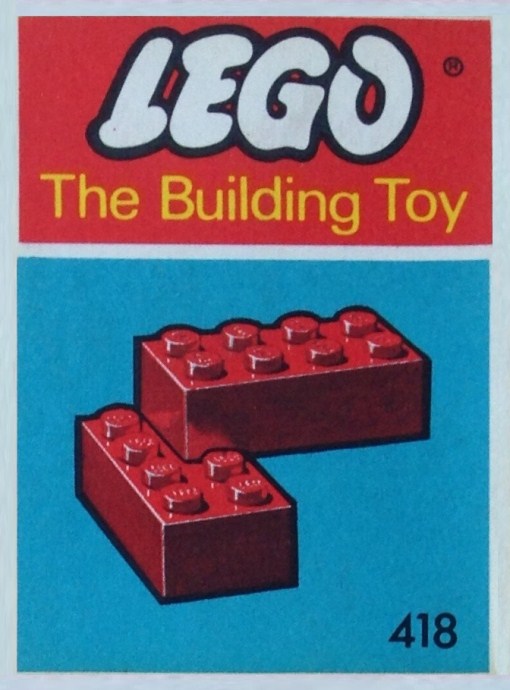 LEGO 418-2 2 x 4 Bricks (The Building Toy)