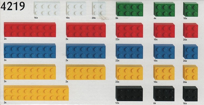 LEGO 4219 Basic Building Set, 3+