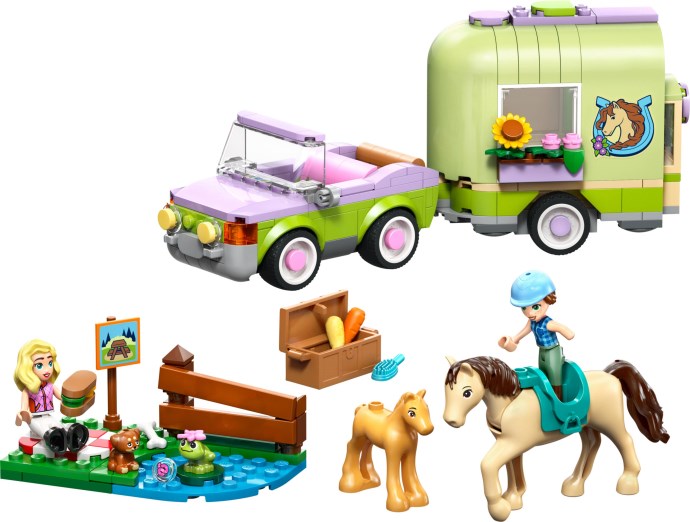 LEGO 42695 Horse & Baby Foal Trailer