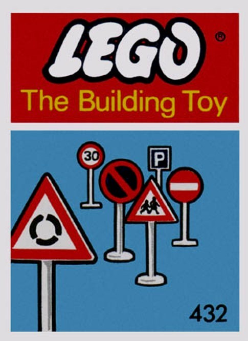 LEGO 432 Road Signs (The Building Toy)