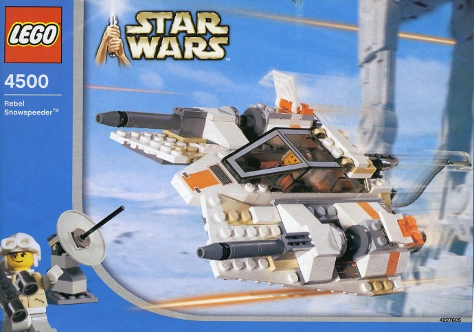 LEGO Star Wars 4500 SNOWSPEEDER RIBELLI Figure solo Luke DAK ralter & Hoth Rebel 