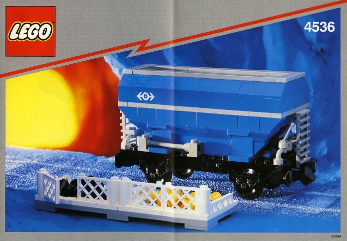 LEGO 4536 Blue Hopper Car