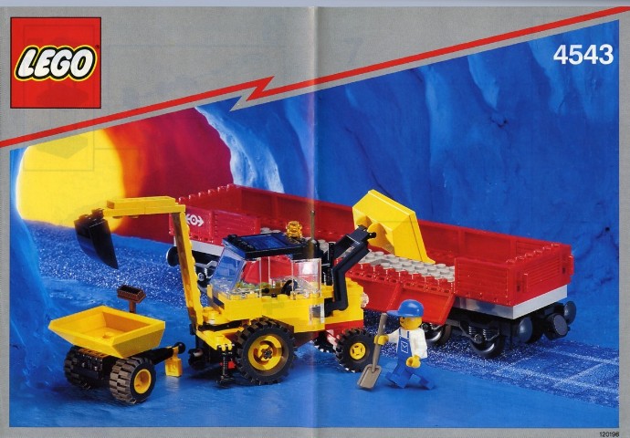 LEGO 4543 Railroad Tractor Flatbed