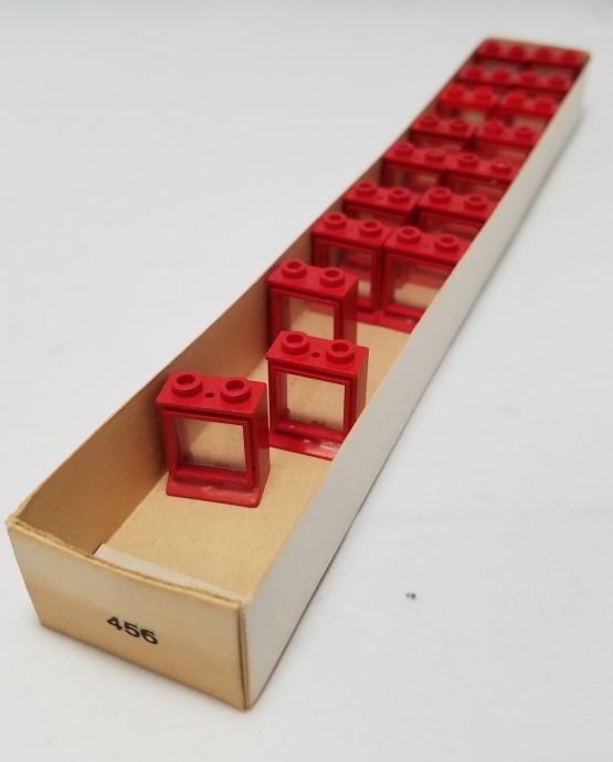 LEGO 456-2 1 x 2 x 2 Window, Red or White