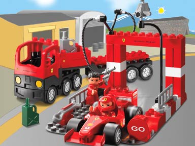Geschiktheid iets streepje LEGO 4694: Ferrari F1 Racing Team | Brickset: LEGO set guide and database