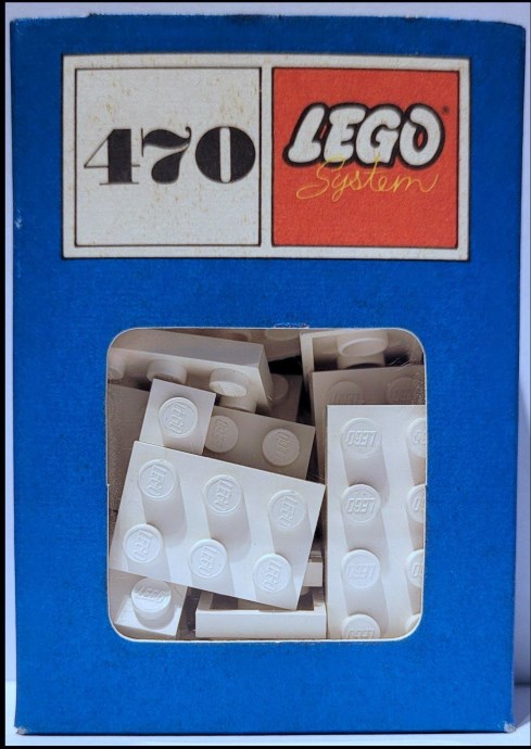 LEGO 470 1 x 1, 1 x 2, 2 x 2, 2 x 3, 2 x 4 Plates (System)