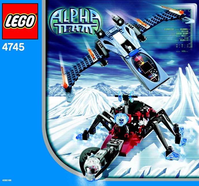 LEGO 4745 Blue Eagle vs. Snow Crawler