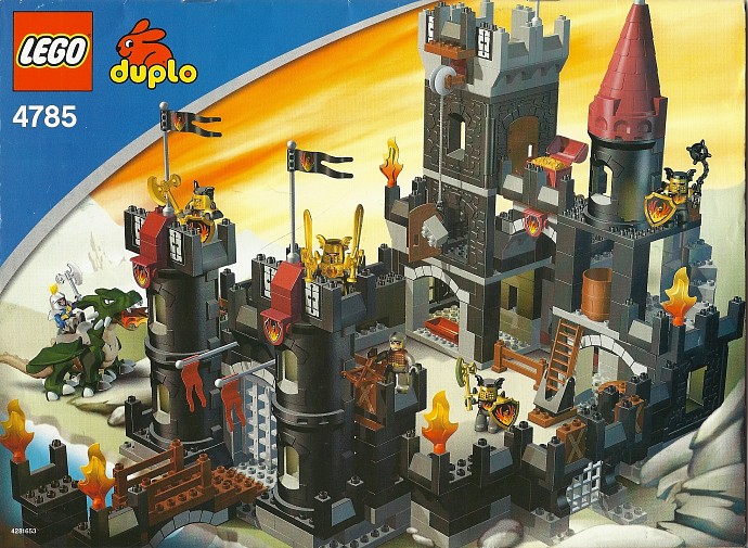 Lego Duplo Knights Castle Pewter peaks of 4777 4988 4785 4786 Spare Part Grey 
