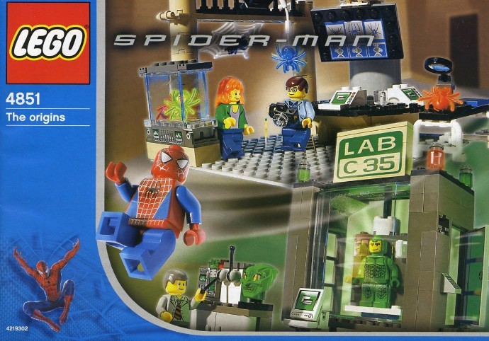 lego spiderman and green goblin