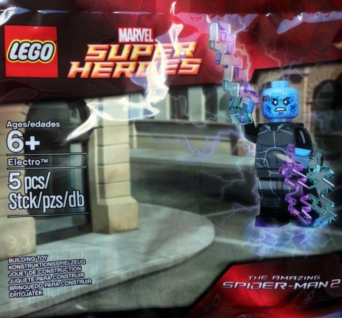 Præfiks animation web Amazing Spider-Man 2 Electro polybag found | Brickset: LEGO set guide and  database