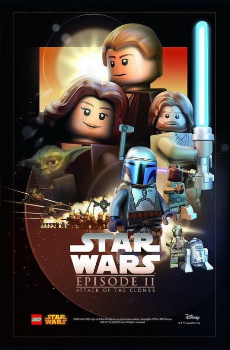 LEGO 5004883 Star Wars Episode II Poster