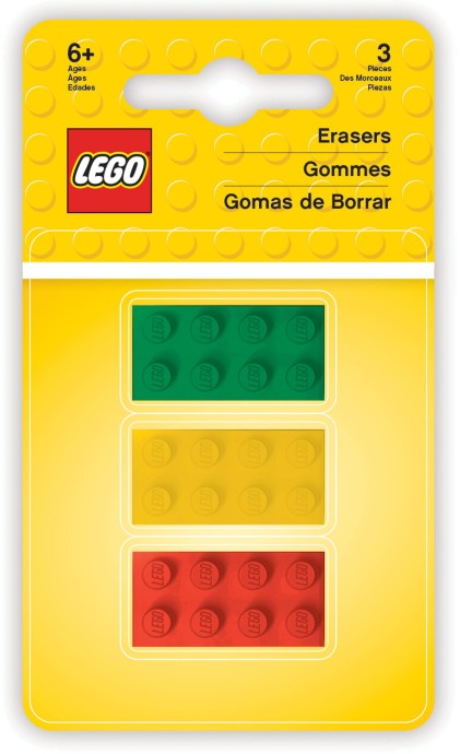 LEGO 5005581 LEGO Brick Erasers 3 Pack