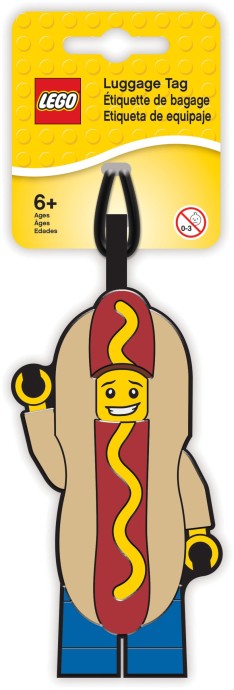 LEGO 5005582 LEGO Hot Dog Guy Luggage Tag