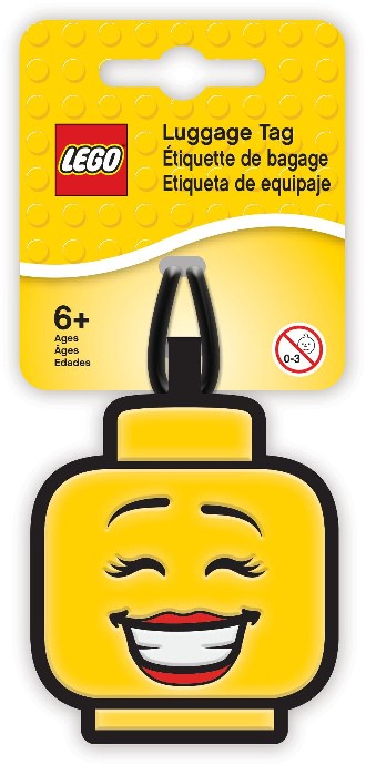LEGO 5005617 Girl Luggage Tag