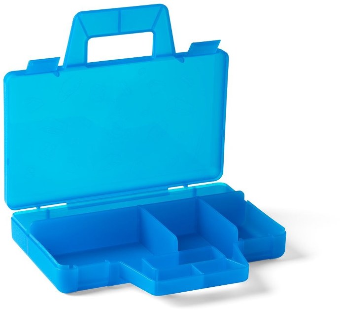 LEGO 5005890 Transparent Blue Sorting Case To Go