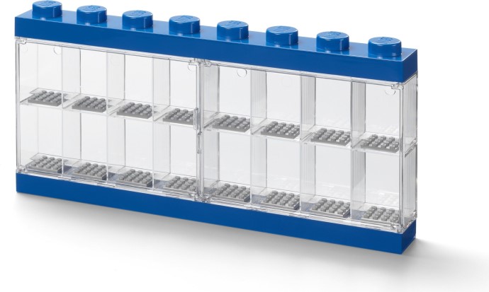 LEGO 5006155 Minifigure Display Case 16 (8 knob) Blue