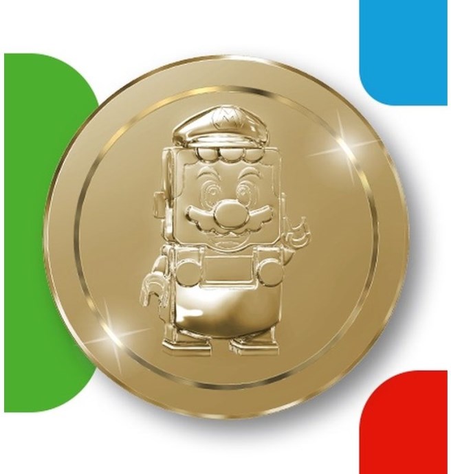 LEGO 5006396 Limited Edition Super Mario Gold Coin