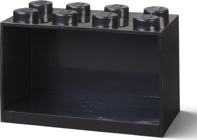 LEGO 5006610 Brick Shelf 8 Knobs Black