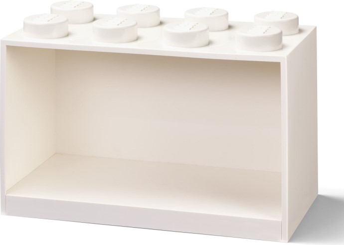 LEGO 5006611 Brick Shelf 8 Knobs White