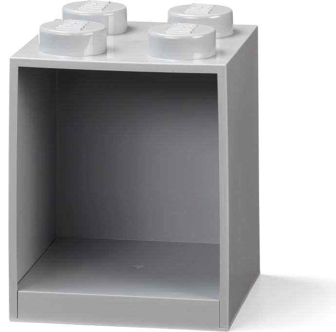 LEGO 5006621 Brick Shelf 4 Knobs Grey