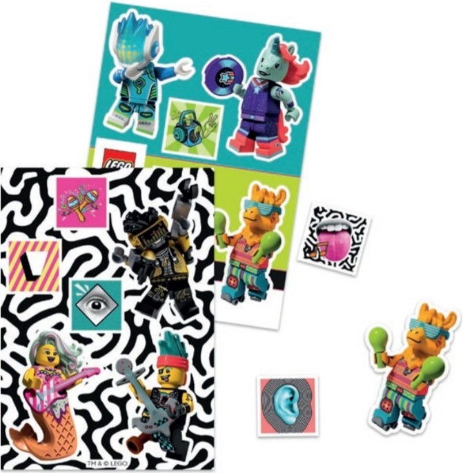 LEGO 5006771 VIDIYO Sticker Sheet