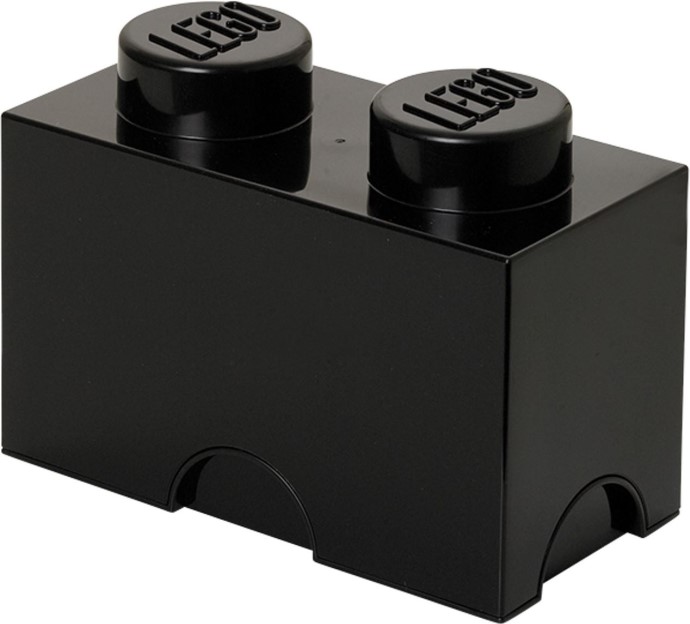 LEGO 5006868 2 Stud Storage Brick Black