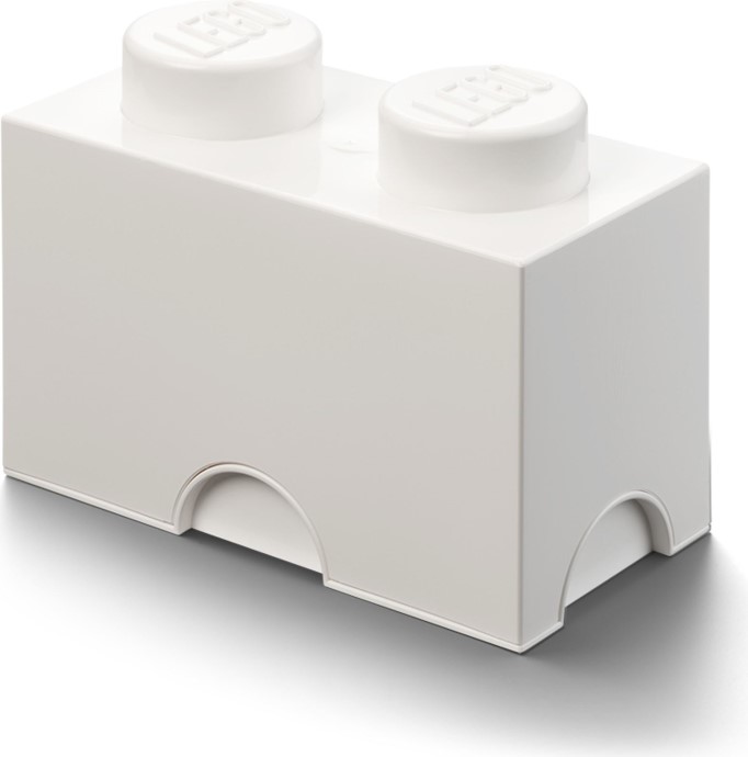 LEGO 5006869 2 Stud Storage Brick White