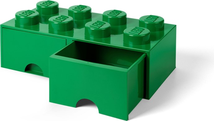 LEGO 5006872 8 Stud Brick Drawer Green