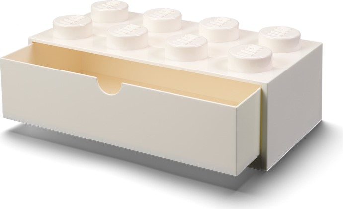 LEGO 5006877 8 Stud Desk Drawer White