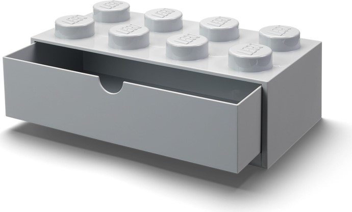 LEGO 5006878 8 Stud Desk Drawer Gray