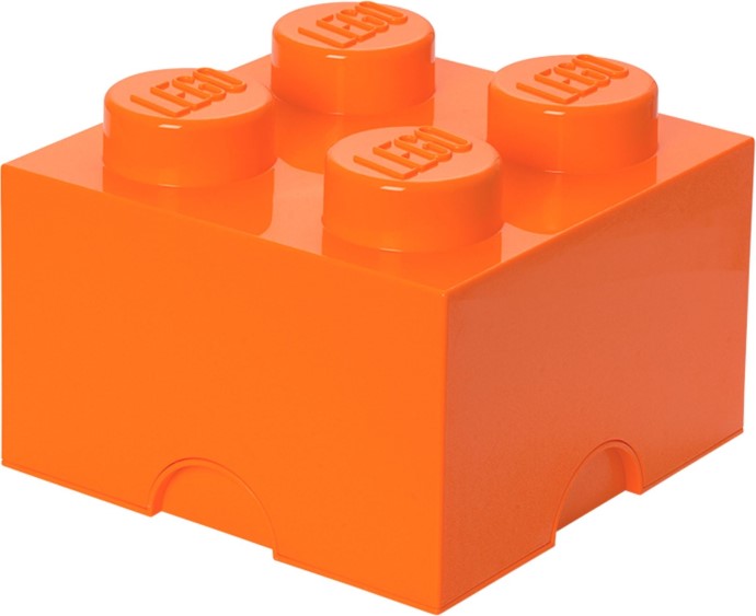 LEGO 5006937 4 Stud Storage Brick Orange