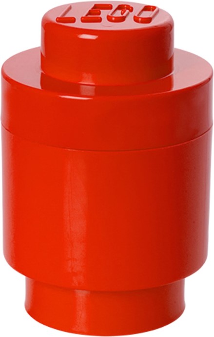 LEGO 5006997 1 Stud Round Storage Brick Red