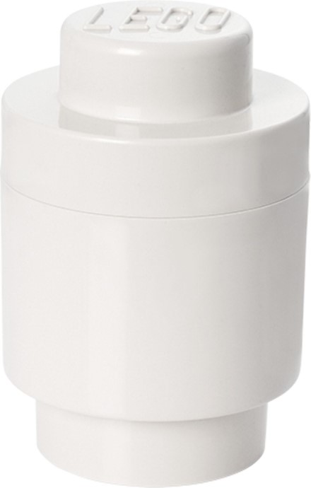 LEGO 5007002 1 Stud Round Storage Brick White