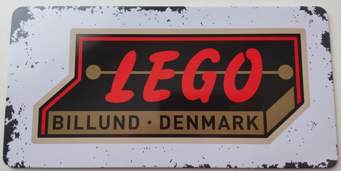 LEGO 5007016 1950's Retro Tin Sign